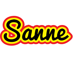 Sanne flaming logo