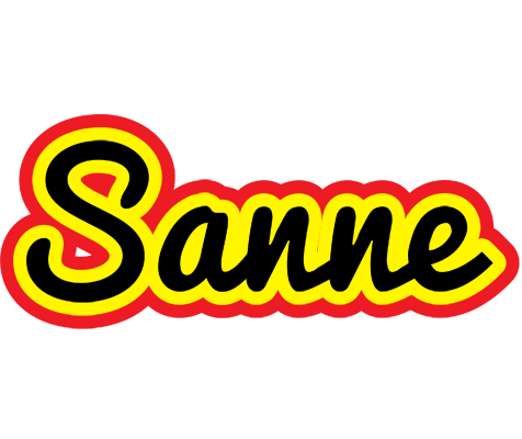 Sanne flaming logo