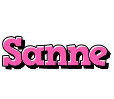 Sanne girlish logo