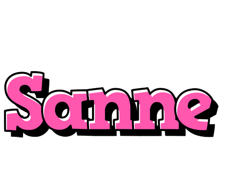Sanne girlish logo