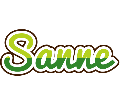 Sanne golfing logo