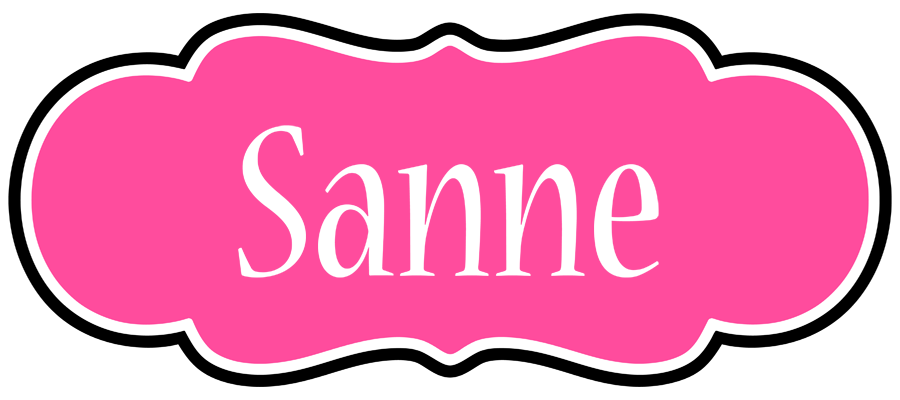 Sanne invitation logo