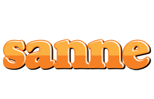 Sanne orange logo