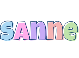 Sanne pastel logo