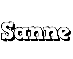 Sanne snowing logo