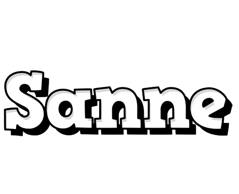 Sanne snowing logo