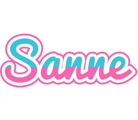 Sanne woman logo