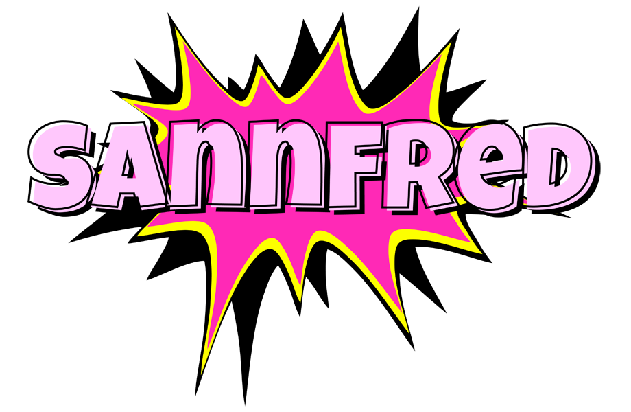 Sannfred badabing logo