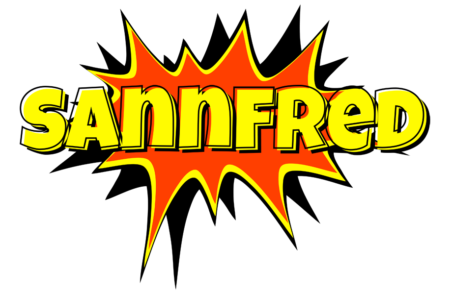 Sannfred bazinga logo