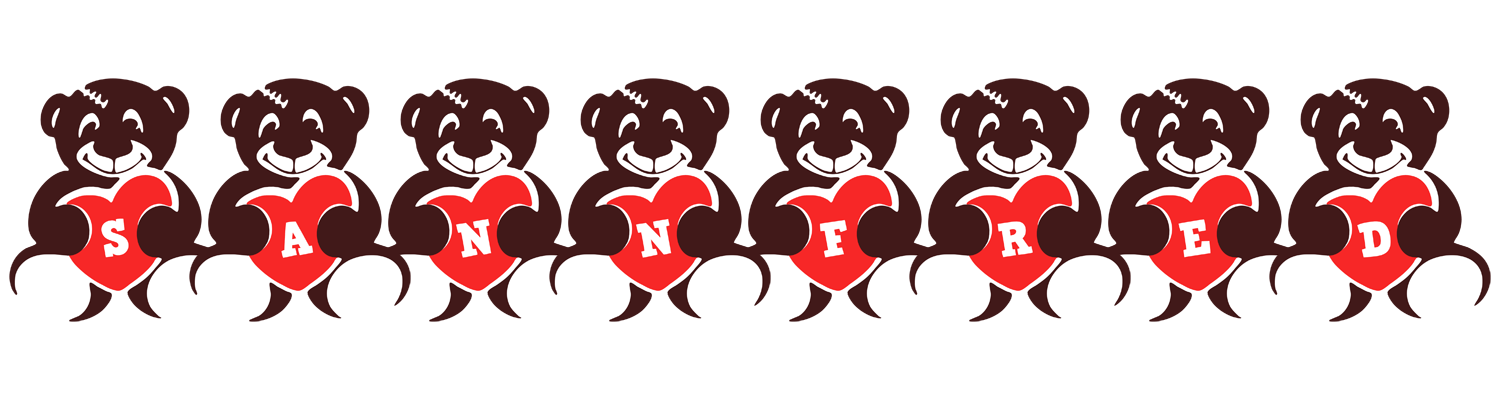 Sannfred bear logo