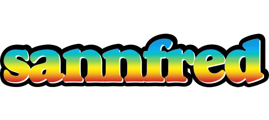 Sannfred color logo