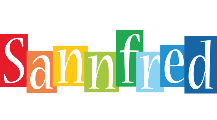 Sannfred colors logo