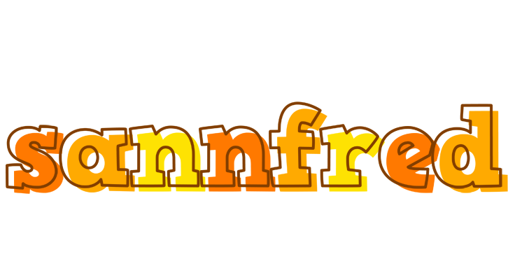 Sannfred desert logo