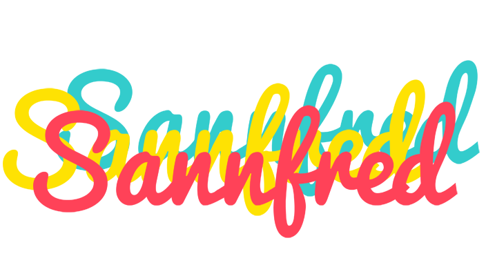 Sannfred disco logo