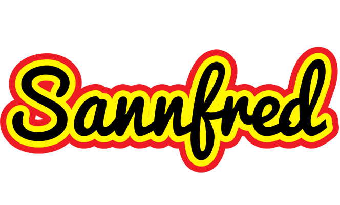 Sannfred flaming logo