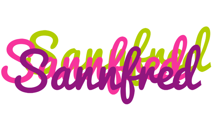 Sannfred flowers logo