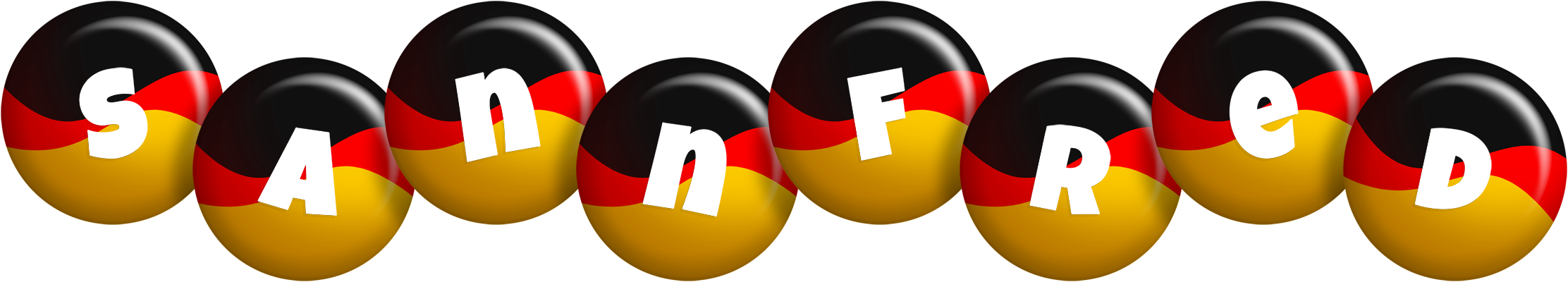 Sannfred german logo