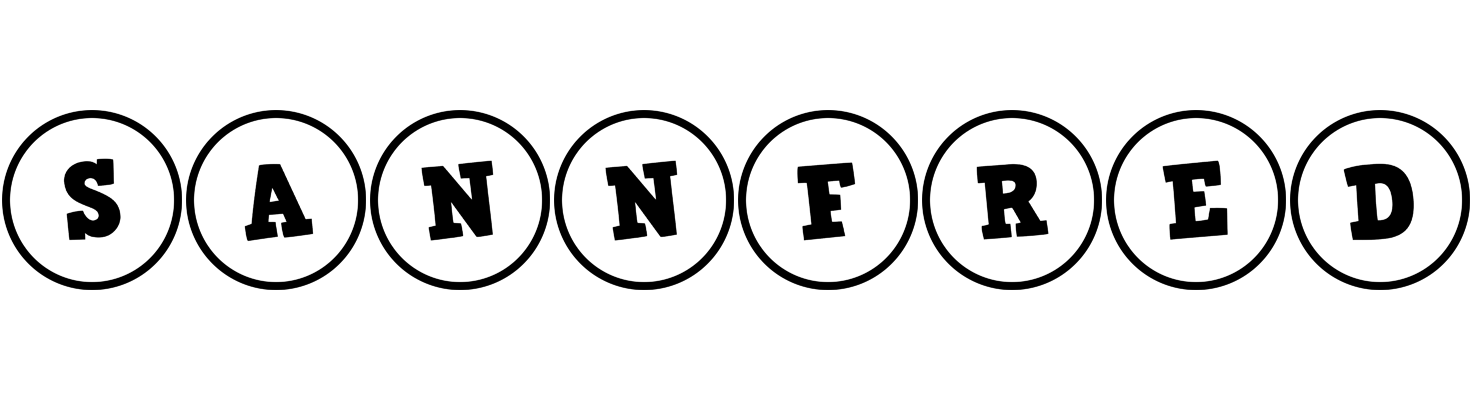 Sannfred handy logo