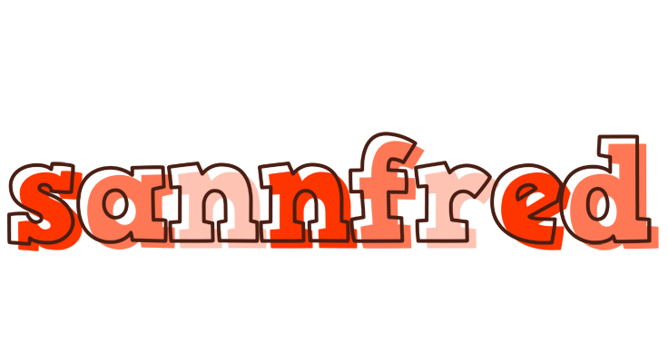 Sannfred paint logo