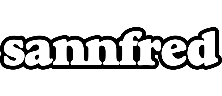 Sannfred panda logo