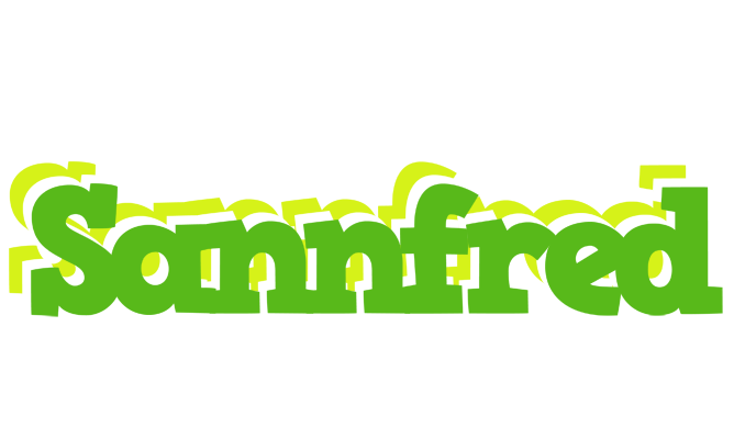 Sannfred picnic logo