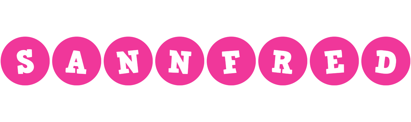 Sannfred poker logo