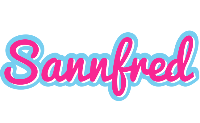 Sannfred popstar logo