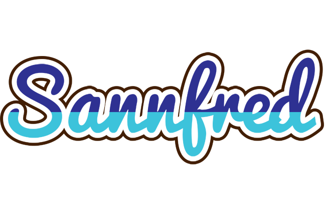 Sannfred raining logo