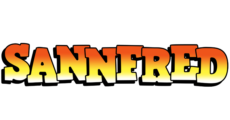 Sannfred sunset logo