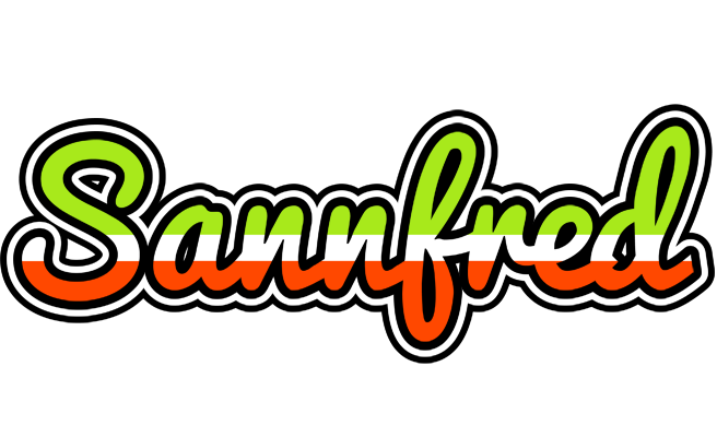 Sannfred superfun logo