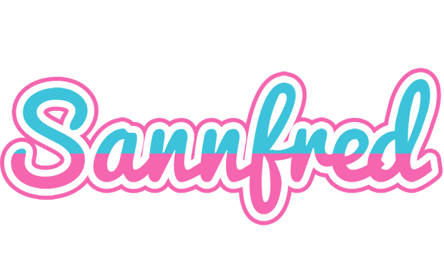 Sannfred woman logo