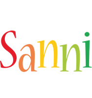 Sanni birthday logo