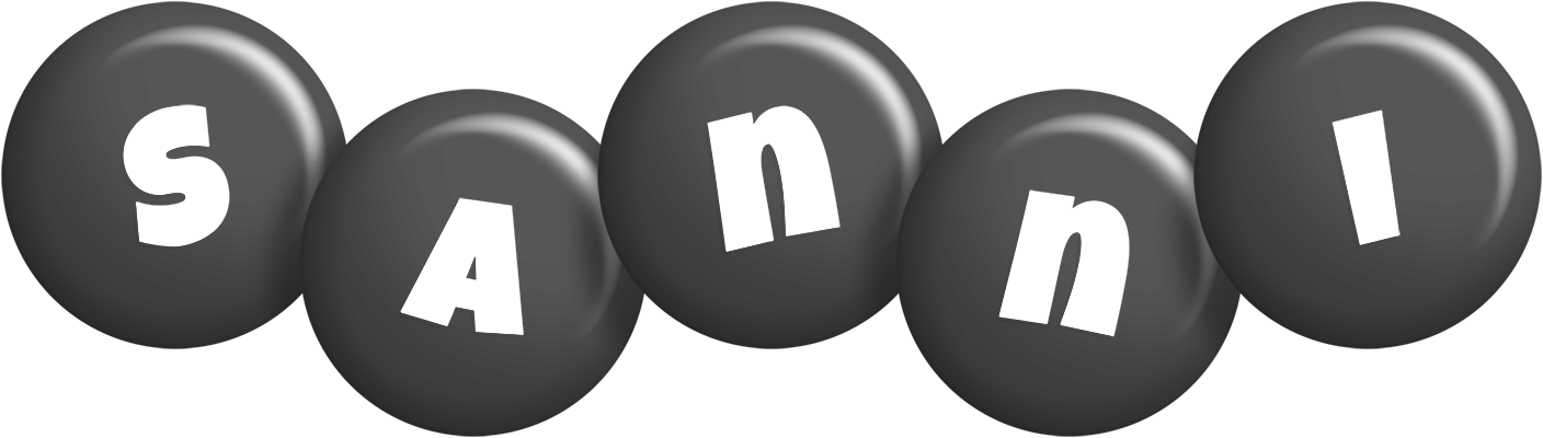 Sanni candy-black logo