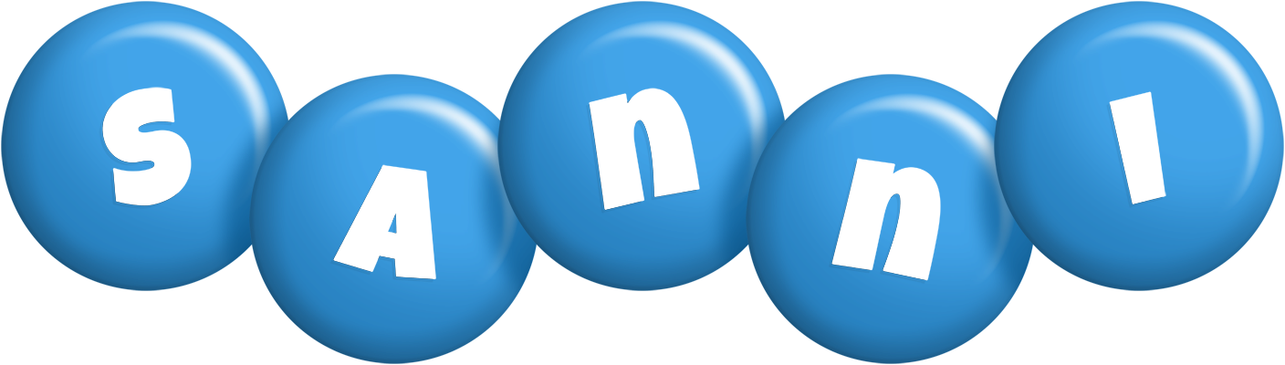 Sanni candy-blue logo