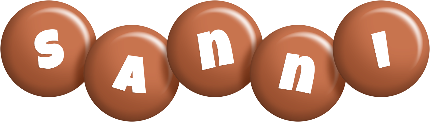 Sanni candy-brown logo