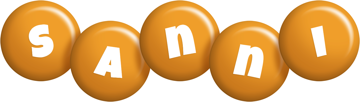 Sanni candy-orange logo