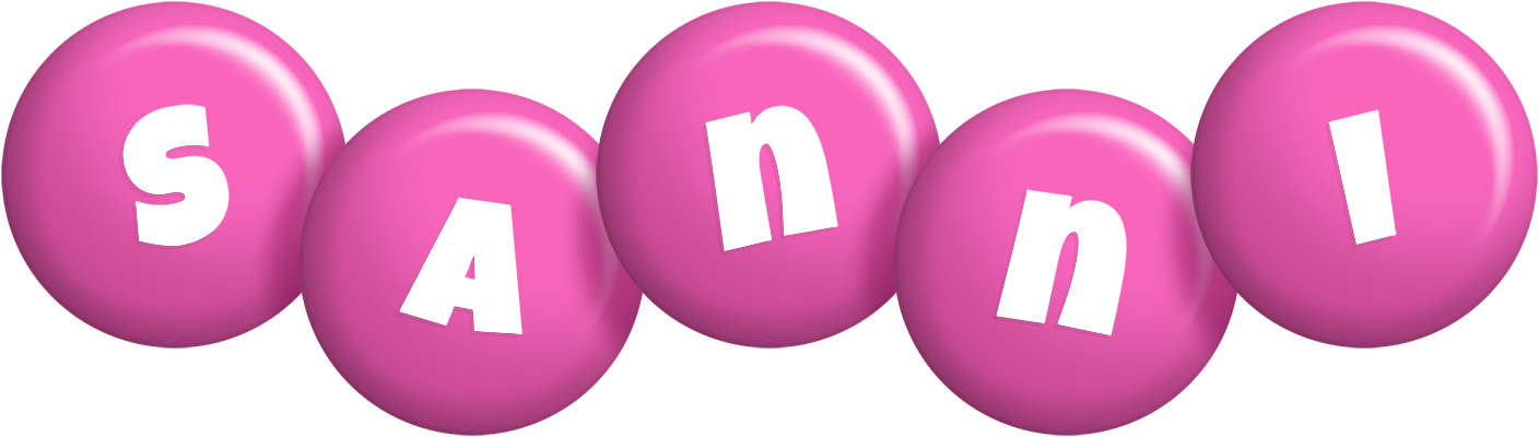 Sanni candy-pink logo