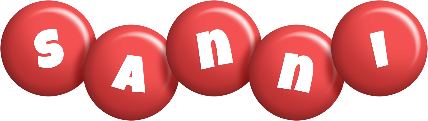 Sanni candy-red logo