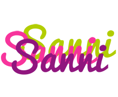 Sanni flowers logo