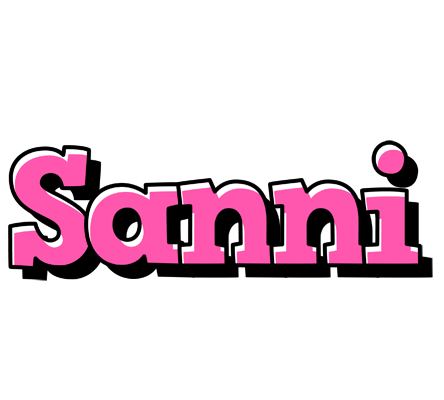 Sanni girlish logo
