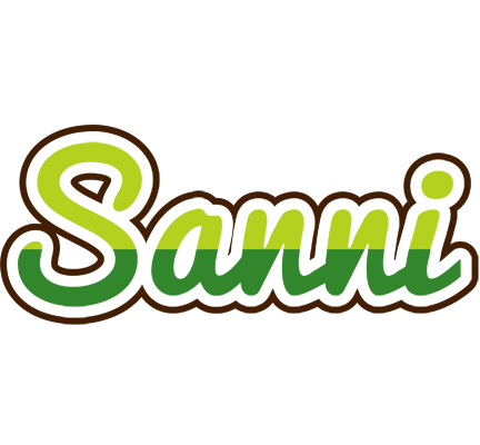 Sanni golfing logo