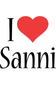 Sanni i-love logo