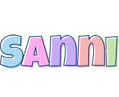 Sanni pastel logo