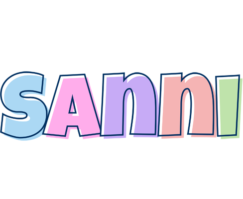 Sanni pastel logo
