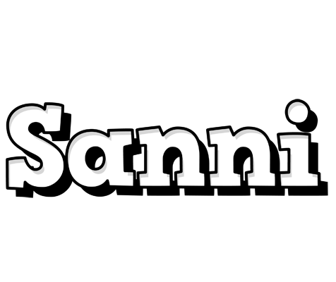 Sanni snowing logo