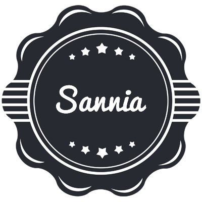 Sannia badge logo