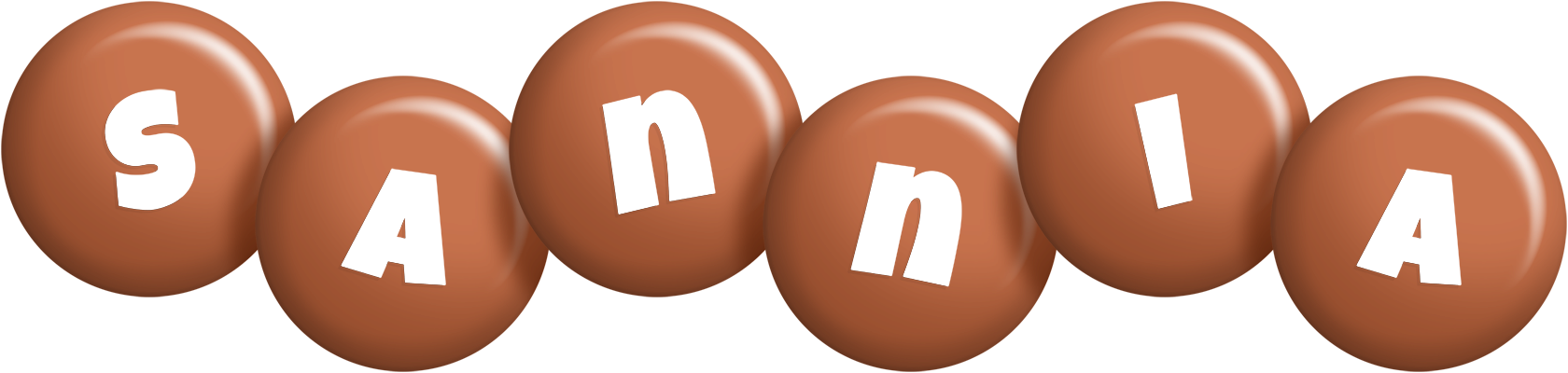 Sannia candy-brown logo