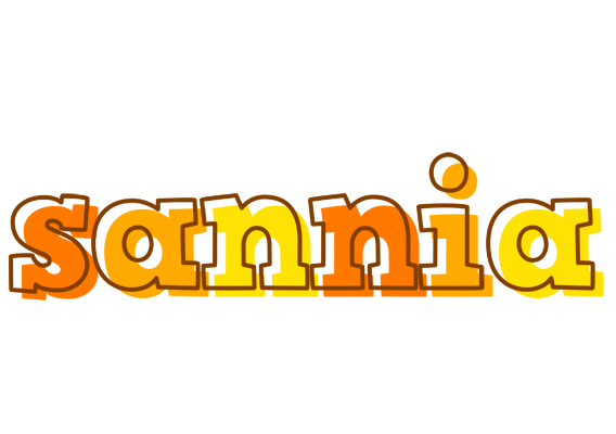 Sannia desert logo