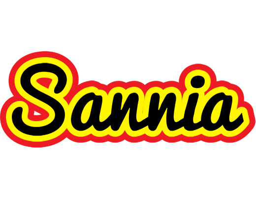 Sannia flaming logo