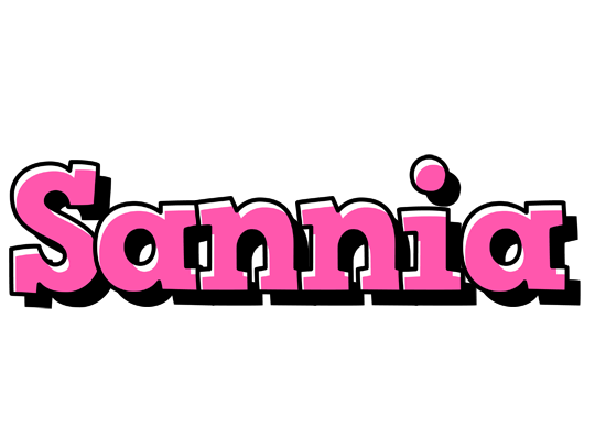 Sannia girlish logo